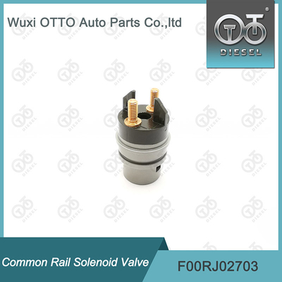 Válvula electromagnética F00RJ02703 F 00R J02 703 del carril de Bosch de las piezas comunes del inyector