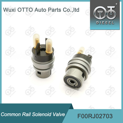 Válvula electromagnética F00RJ02703 F 00R J02 703 del carril de Bosch de las piezas comunes del inyector