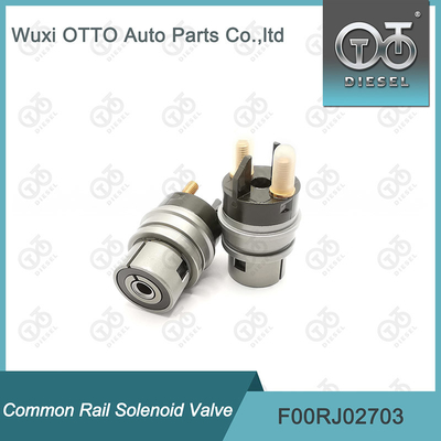 Válvula electromagnética F00RJ02703 F 00R J02 703 del carril de Bosch de las piezas comunes del inyector